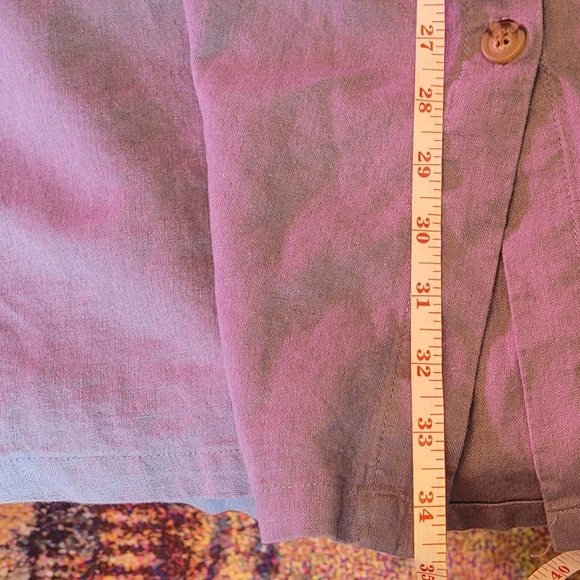 Buffalo V-Neck Button-Front Blue Midi Dress - Picture 6 of 7